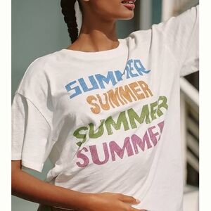 Brand new Anthropologie “Summer” Tee